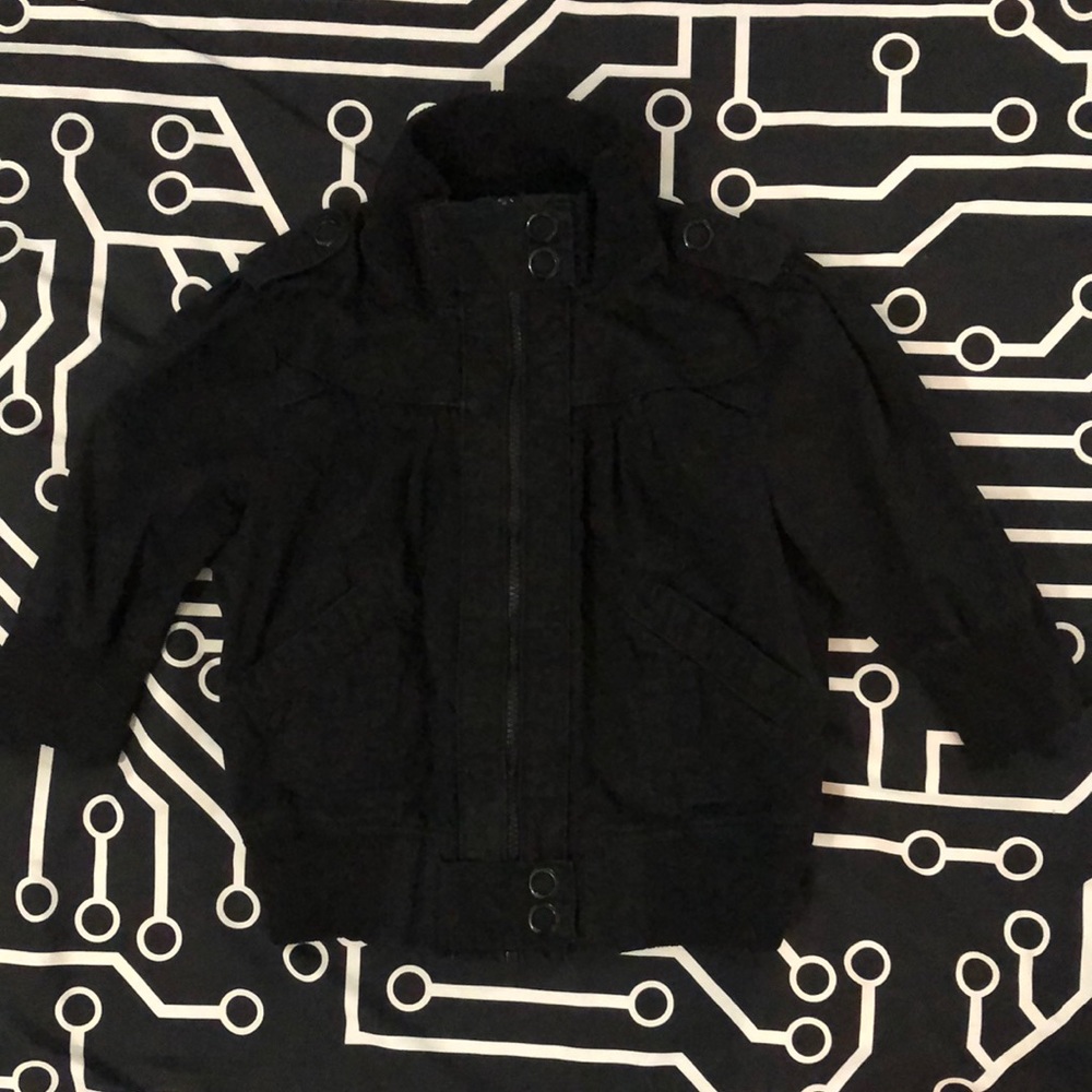 Techwear cropped jacket industrial cyberpunk cybergoth Army military apocalyptic